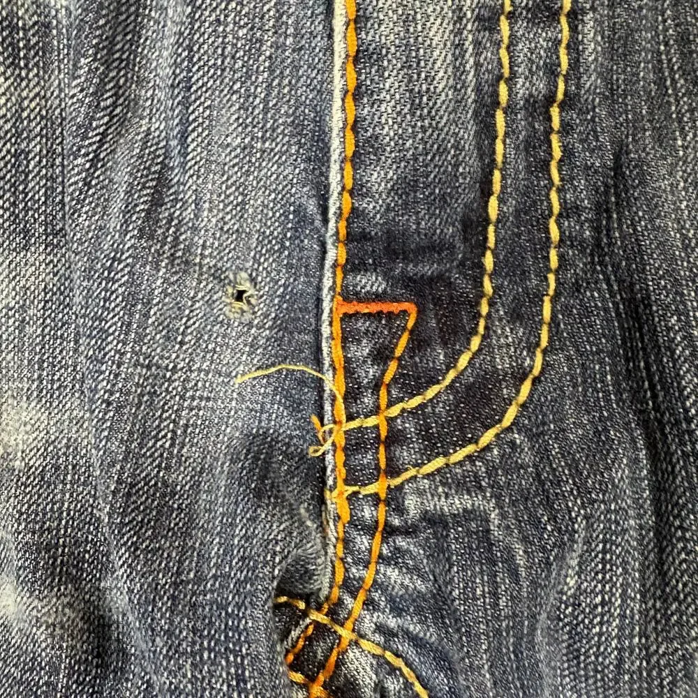 Vintage True Religion Johnny Big T Baggy Denim Jeans